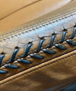 2008-2015 Audi TT Convertible Front Sports Seats / Pair / Chennai Brown Leather / Baseball Stitch / T2011