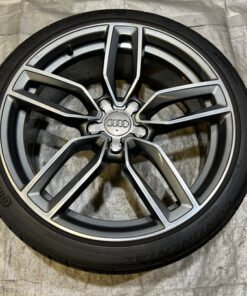 2015-2017 Audi S3 19" 5 Double Spoke Wheel Rim w/ Tire *Minor Bend* S3108