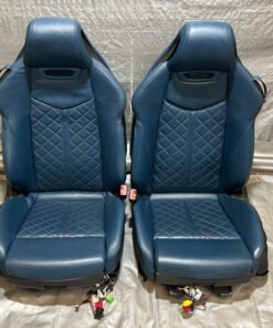 2016-2020 Audi TT Quattro Convertible Admiral Blue Nappa Leather Sports Seats / Pair / T3003