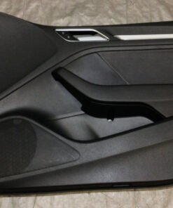 2015-2020 Audi S3 Sedan Interior Door Panels / Set of 4 / Black Leather / S3101