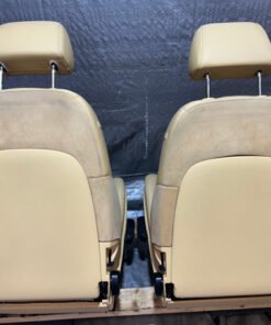 2001-2006 Audi TT Convertible Vanilla Leather Seats / Pair / T1034